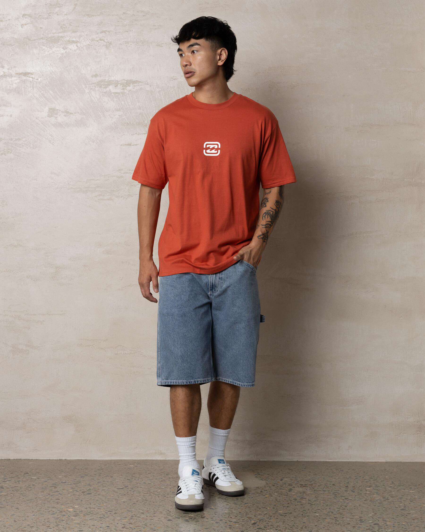 Bracket Short Sleeve Shirt - Dusty Red slider