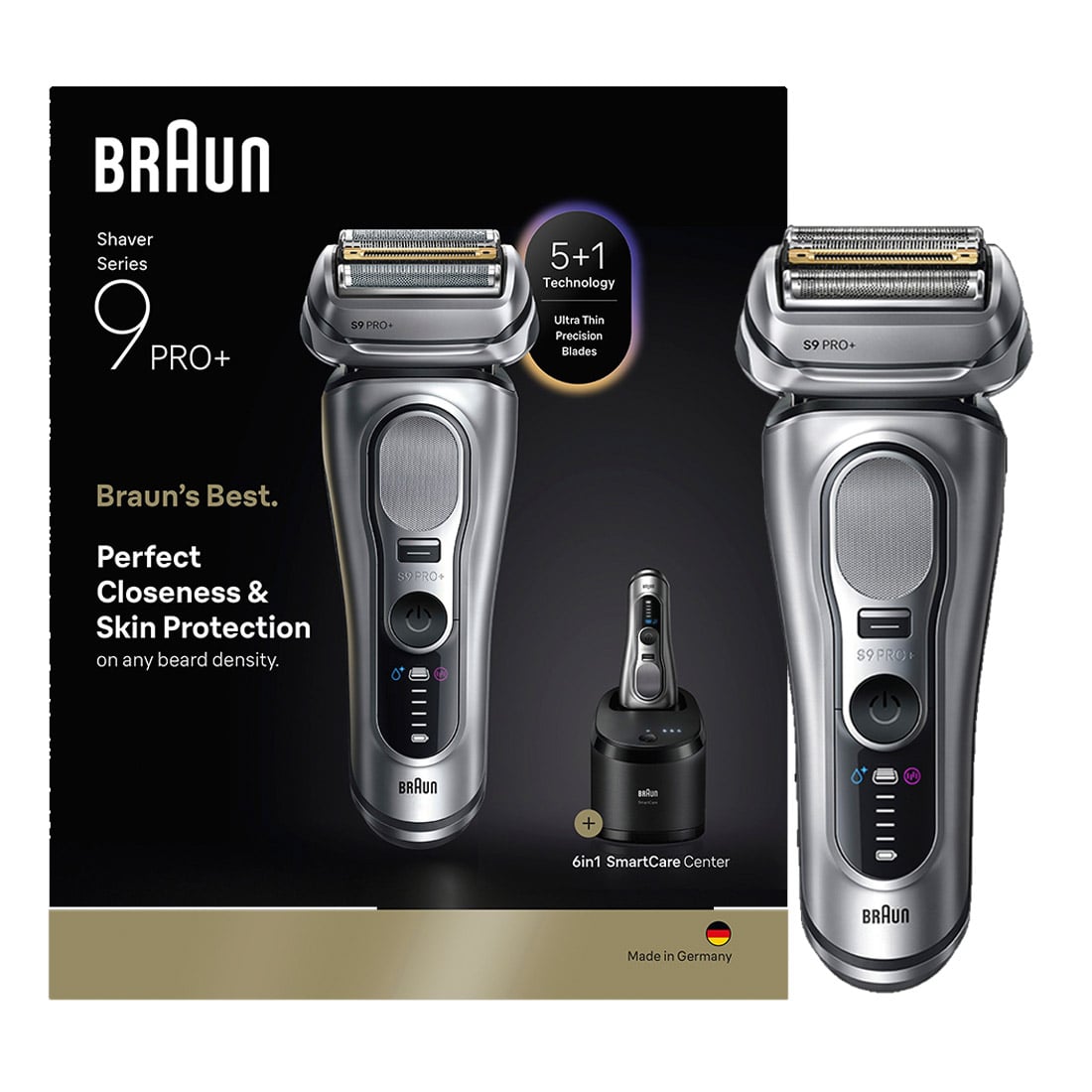 Braun Series 9 PRO+ Wet & Dry Electric Shaver w/ 6-in-1 SmartCare Center 9667cc