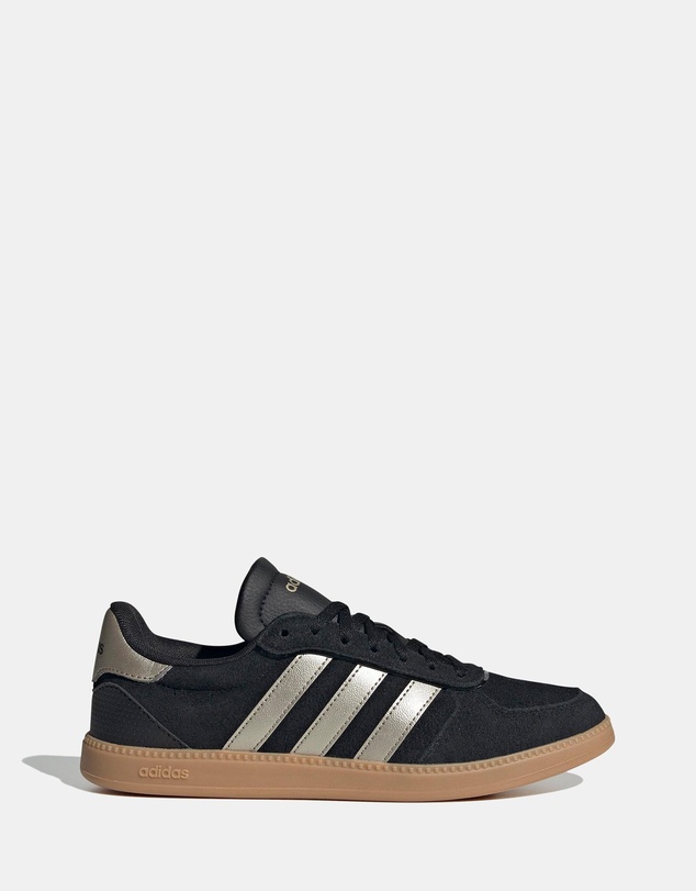 Breaknet Sleek Shoes Womens - Core Black / Cyber Metallic / Gum