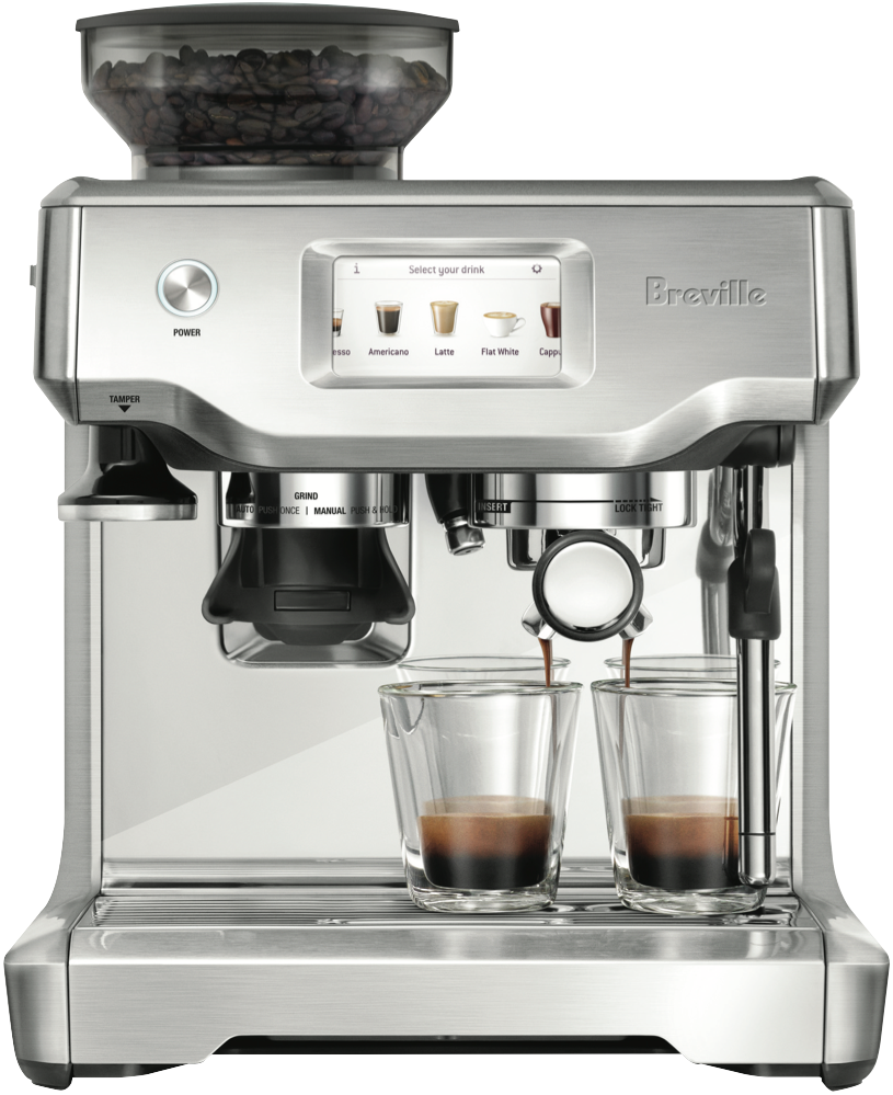 Breville The Barista Touch Brushed Stainless Steel slider