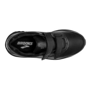 Brooks Addiction Walker 2 Leather Velcro - Womens Walking Shoes - Black slider