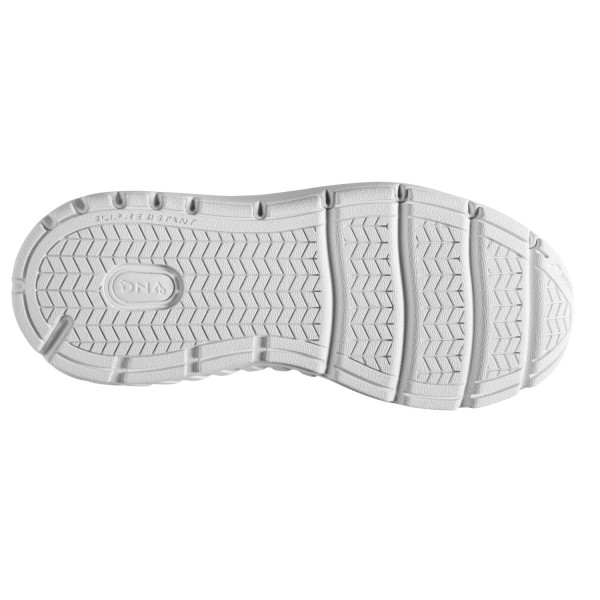 Brooks Addiction Walker 2 Leather Velcro - Womens Walking Shoes - White slider