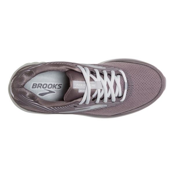 Brooks Addiction Walker 2 Suede - Womens Walking Shoes - Shark/Alloy/Oyster slider