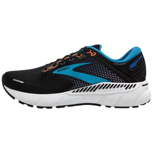 Brooks Adrenaline GTS 22 - Mens Running Shoes - Black/Blue/Orange slider