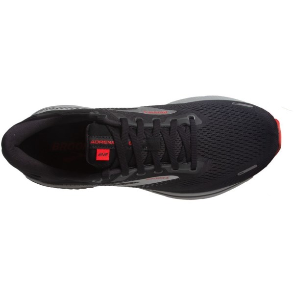 Brooks Adrenaline GTS 22 - Mens Running Shoes - Black/Grey/Red slider