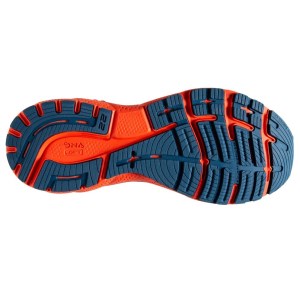 Brooks Adrenaline GTS 22 - Mens Running Shoes - Blue/Light Blue/Orange slider