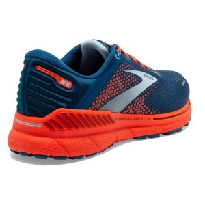 Brooks Adrenaline GTS 22 - Mens Running Shoes - Blue/Light Blue/Orange slider