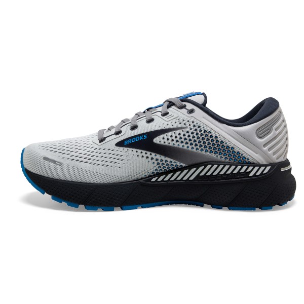 Brooks Adrenaline GTS 22 - Mens Running Shoes - Oyster/India Ink/Blue slider