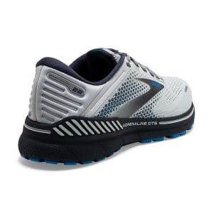 Brooks Adrenaline GTS 22 - Mens Running Shoes - Oyster/India Ink/Blue slider