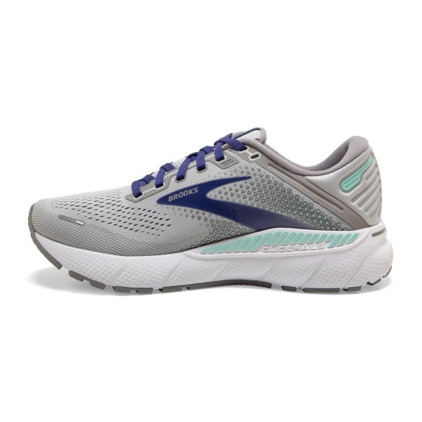 Brooks Adrenaline GTS 22 - Womens Running Shoes - Alloy/Blue/Green slider