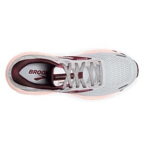 Brooks Adrenaline GTS 22 - Womens Running Shoes - Grey/Rose/Pink slider