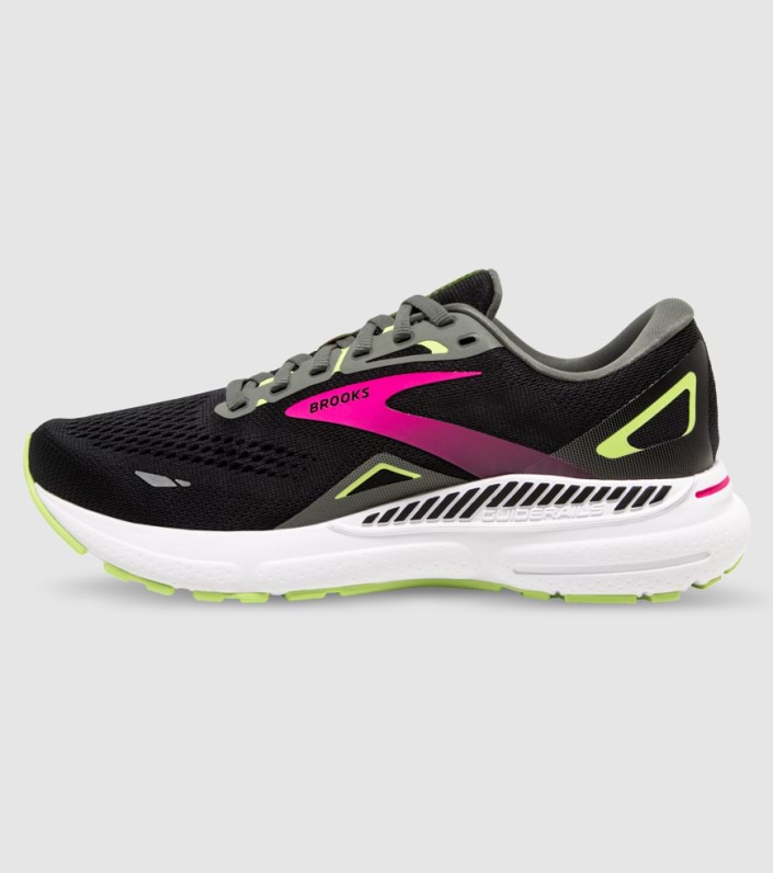 Brooks Adrenaline Gts 23 (2a Narrow) Womens - BLACK GUNMETAL GREEN slider