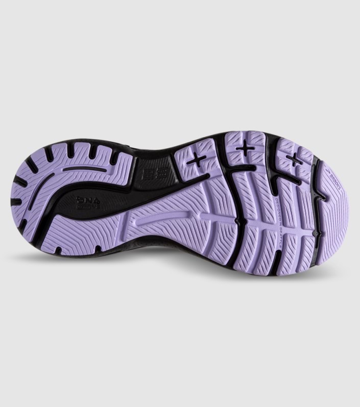 Brooks Adrenaline Gts 23 (2a Narrow) Womens - GREY BLACK PURPLE slider