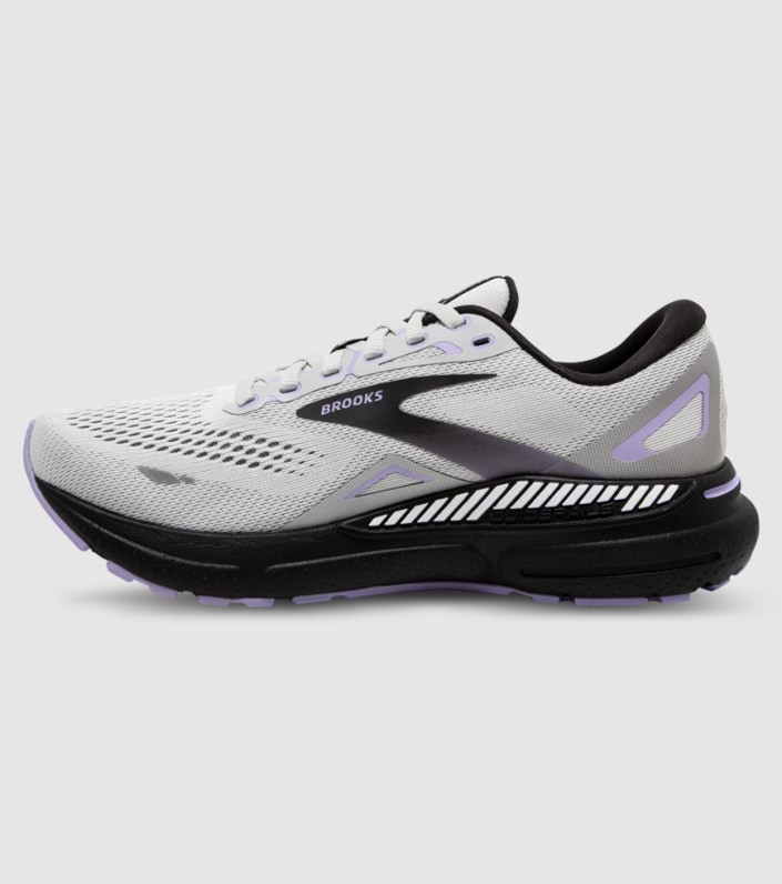 Brooks Adrenaline Gts 23 (2a Narrow) Womens - GREY BLACK PURPLE slider