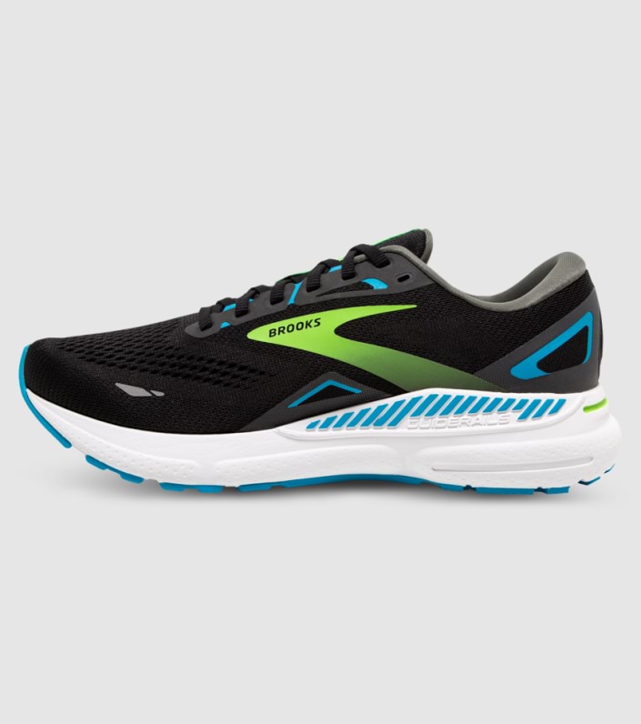 Brooks Adrenaline Gts 23 (B Narrow) Mens - BLACK HAWAIIAN OCEAN GREEN slider