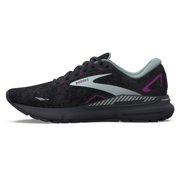 Brooks Adrenaline GTS 23 Knit - Womens Running Shoes - Black/Blue/Purple slider