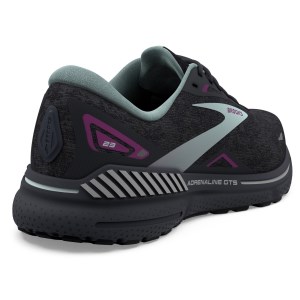 Brooks Adrenaline GTS 23 Knit - Womens Running Shoes - Black/Blue/Purple slider