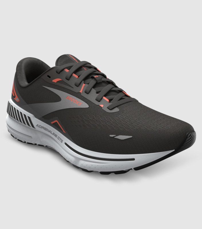 Brooks Adrenaline Gts 23 Mens - BLACK MANDARIN RED BLUE slider