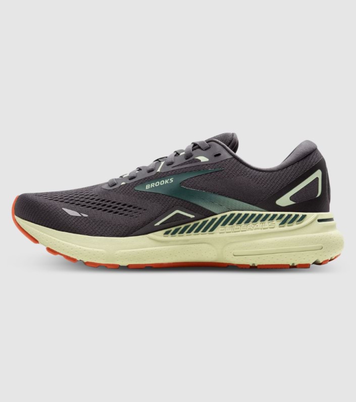 Brooks Adrenaline Gts 23 Mens - EBONY SMOKE GREEN CLAY slider