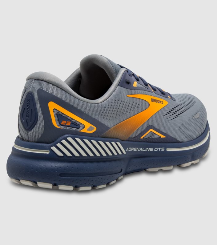 Brooks Adrenaline Gts 23 Mens - GREY CROWN BLUE ORANGE slider