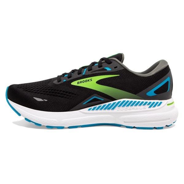 Brooks Adrenaline GTS 23 - Mens Running Shoes - Black/Hawaiian Ocean/Green slider