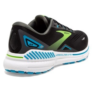 Brooks Adrenaline GTS 23 - Mens Running Shoes - Black/Hawaiian Ocean/Green slider