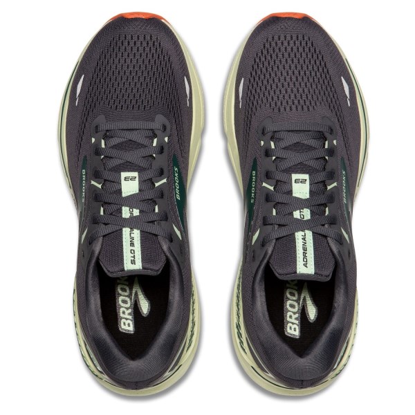 Brooks Adrenaline GTS 23 - Mens Running Shoes - Ebony/Smoke Green/Clay slider