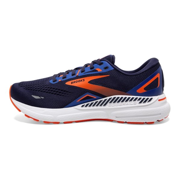 Brooks Adrenaline GTS 23 - Mens Running Shoes - Peacoat/Orange/Surf The Web slider