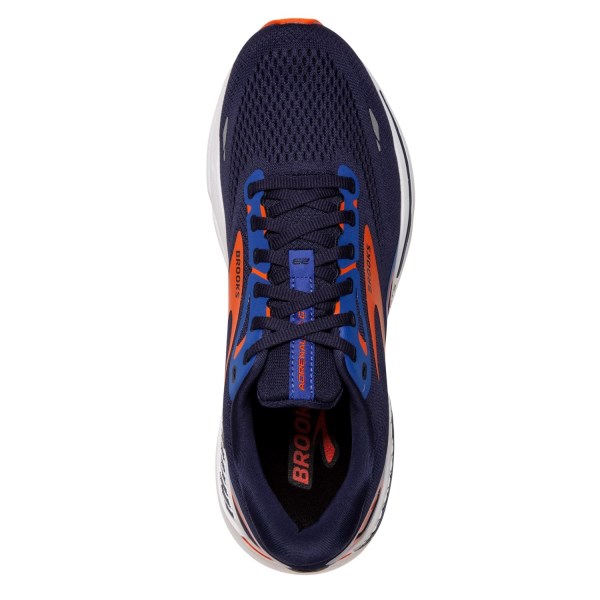 Brooks Adrenaline GTS 23 - Mens Running Shoes - Peacoat/Orange/Surf The Web slider