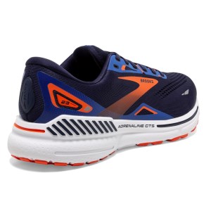 Brooks Adrenaline GTS 23 - Mens Running Shoes - Peacoat/Orange/Surf The Web slider