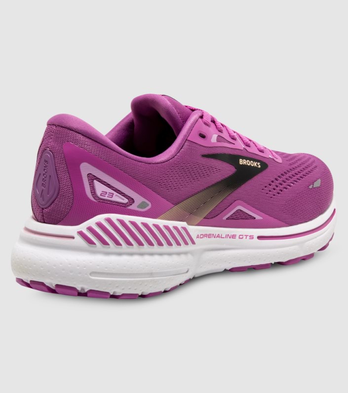 Brooks Adrenaline Gts 23 Womens - ORCHID BLACK PURPLE slider