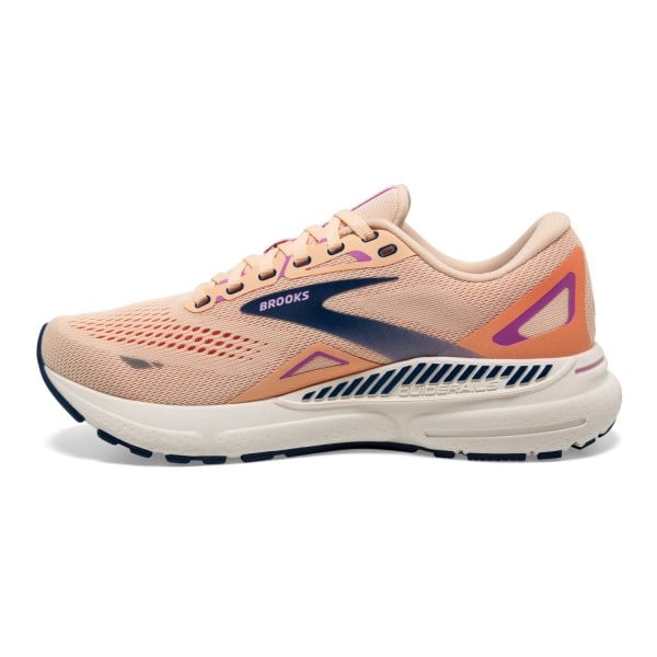 Brooks Adrenaline GTS 23 - Womens Running Shoes - Apricot/Blue/Orchid slider