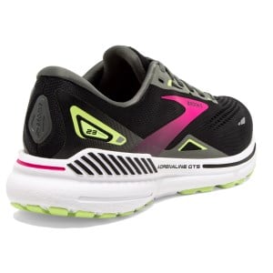 Brooks Adrenaline GTS 23 - Womens Running Shoes - Black/Gunmetal/Green slider