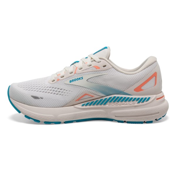 Brooks Adrenaline GTS 23 - Womens Running Shoes - Coconut/Papaya/Blue slider