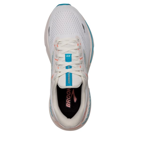 Brooks Adrenaline GTS 23 - Womens Running Shoes - Coconut/Papaya/Blue slider