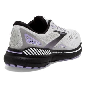 Brooks Adrenaline GTS 23 - Womens Running Shoes - Grey/Black/Purple slider