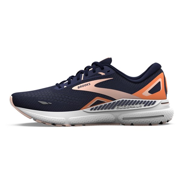 Brooks Adrenaline GTS 23 - Womens Running Shoes - Peacoat/Tangerine/Peach slider