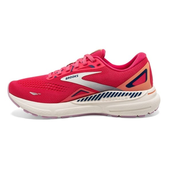 Brooks Adrenaline GTS 23 - Womens Running Shoes - Raspberry/Papaya/Blue slider