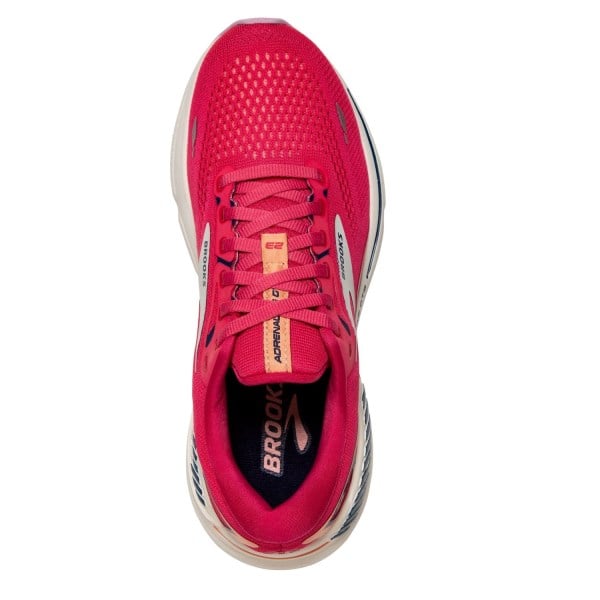 Brooks Adrenaline GTS 23 - Womens Running Shoes - Raspberry/Papaya/Blue slider