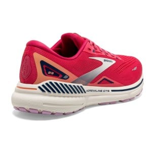 Brooks Adrenaline GTS 23 - Womens Running Shoes - Raspberry/Papaya/Blue slider