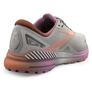 Brooks Adrenaline GTS 23 - Womens Running Shoes - White Sand/Sunset/Fuchsia slider