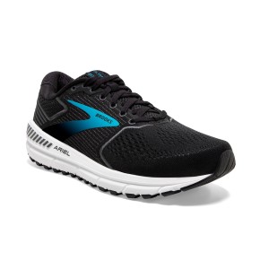 Brooks Ariel 20 - Womens Running Shoes - Black/Ebony/Blue slider