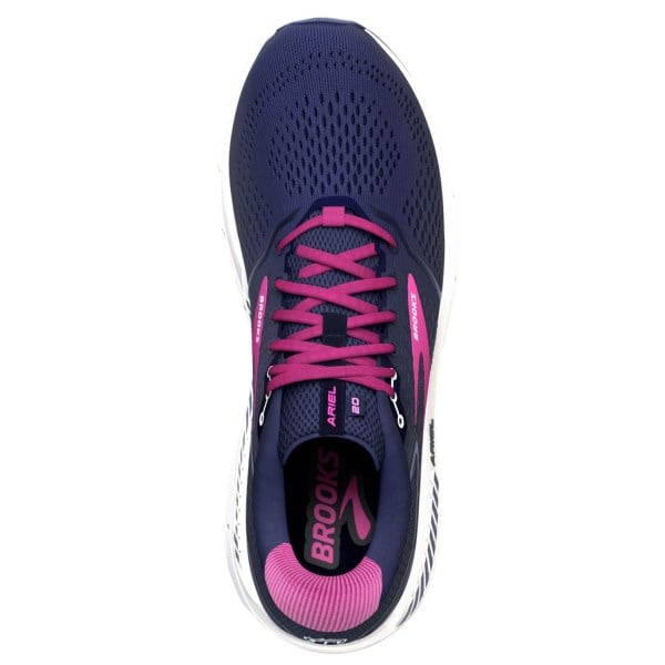 Brooks Ariel 20 - Womens Running Shoes - Peacoat/Vivid Viola/White slider