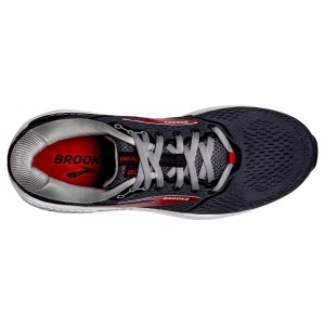 Brooks Beast 20 - Mens Running Shoes - Blackened Pearl/Black/Red slider