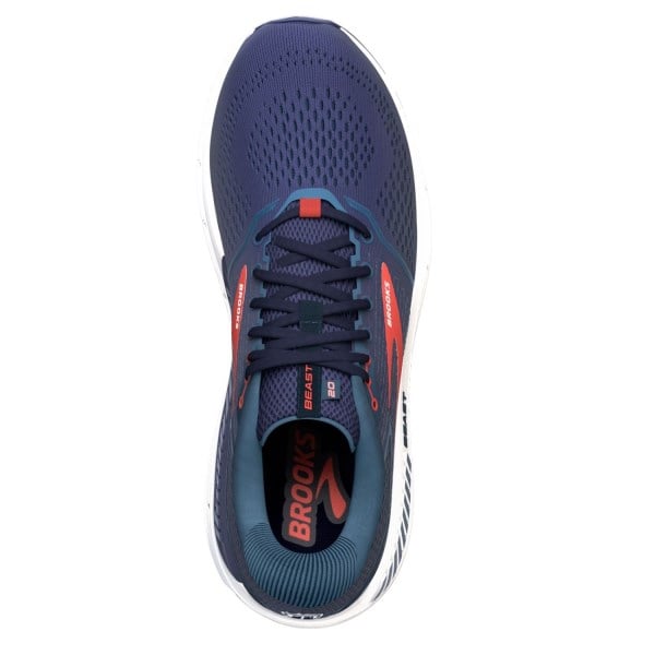 Brooks Beast 20 - Mens Running Shoes - Peacoat/Midnight/Red slider