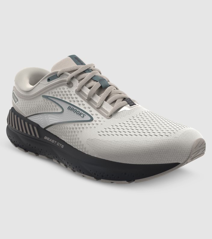 Brooks Beast Gts 23 (2e Wide) Mens - CHATEAU GREY WHITE BLACK slider