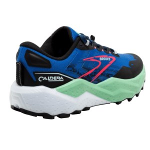 Brooks Caldera 7 - Mens Trail Running Shoes - Victoria Blue/Black/Spring Bud slider