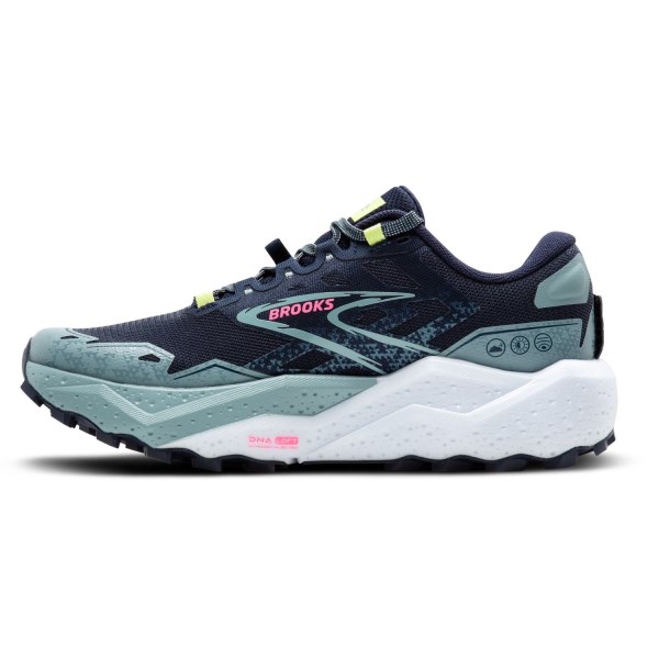 Brooks Caldera 7 - Womens Trail Running Shoes - Peacoat/Citadel/Lime slider