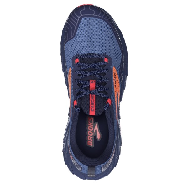 Brooks Cascadia 17 GTX - Womens Trail Running Shoes - Navy/Bittersweet/Peacoat slider