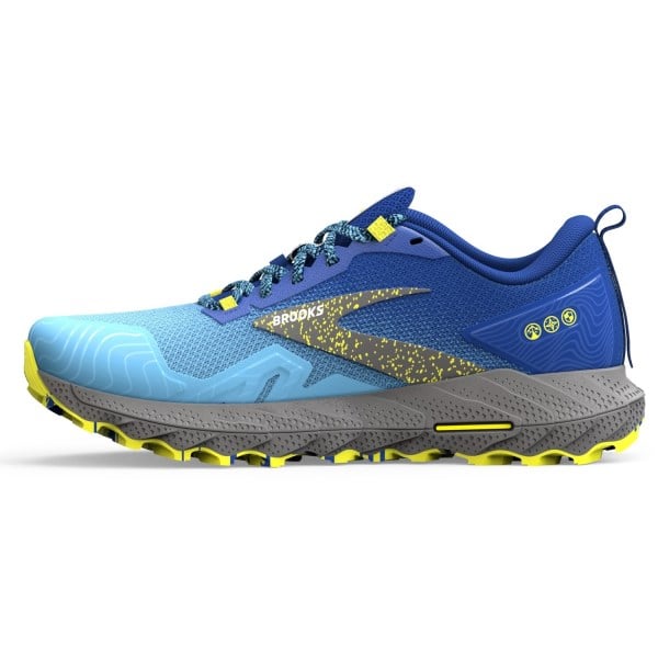 Brooks Cascadia 17 - Mens Trail Running Shoes - Blue/Surf/Sulphur slider